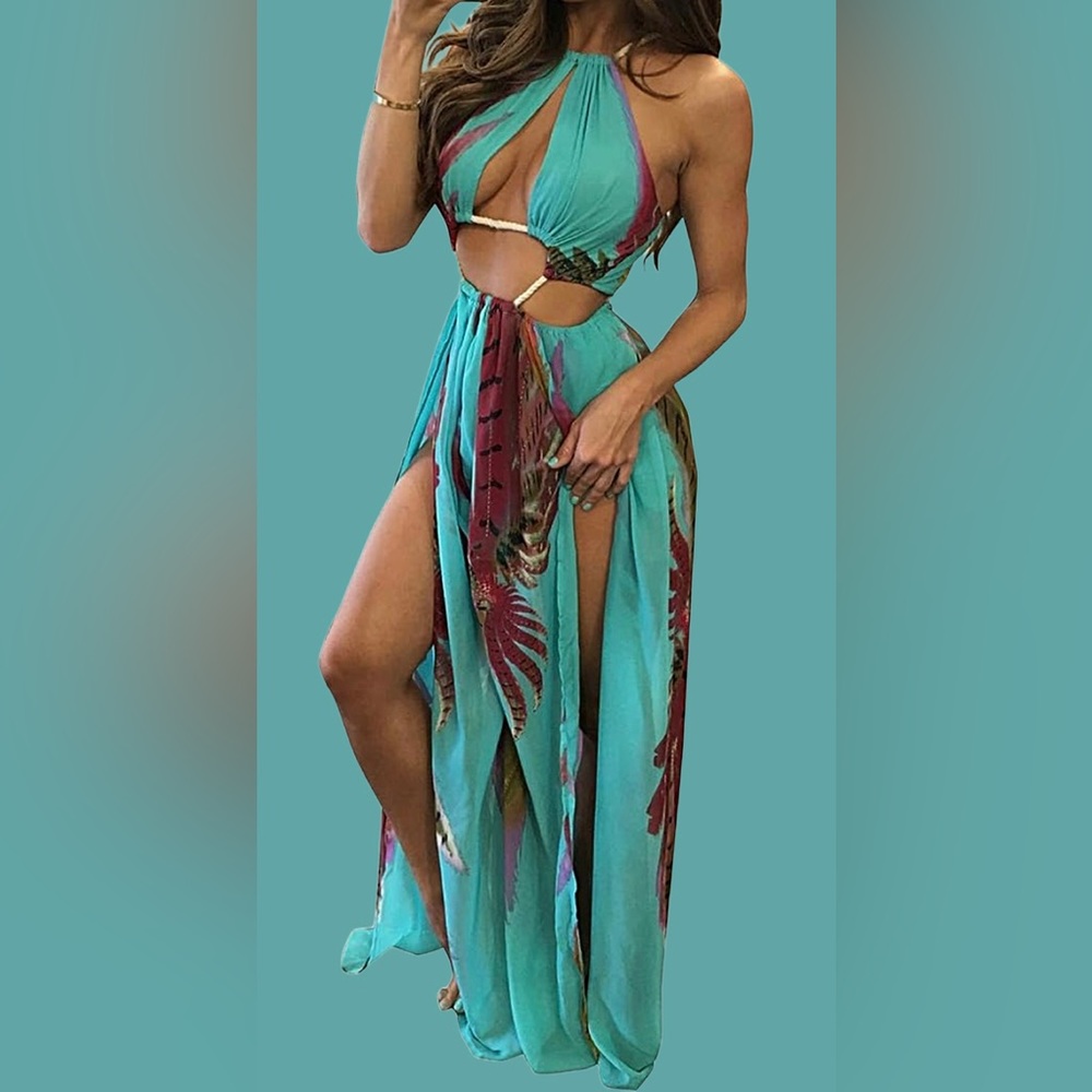 BohoChicDesign Womens Rayon Beach Coverup